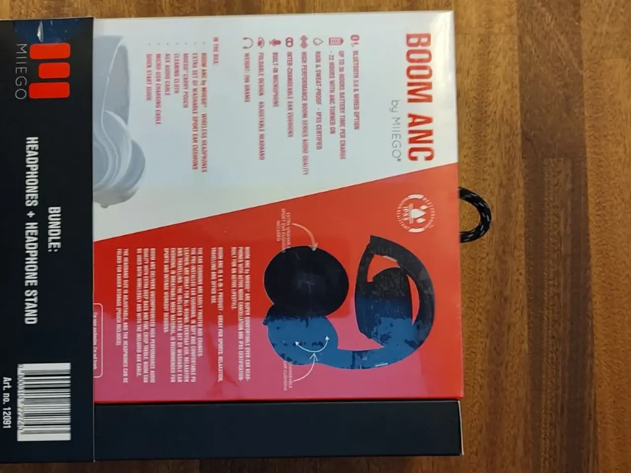 Billede 6 - Miiego Boom ANC wireless headphones og stand