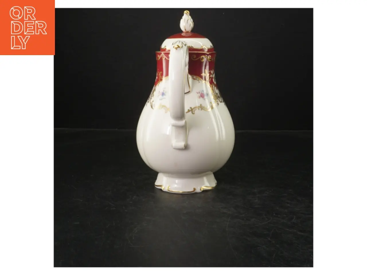 Billede 2 - Porcelænskande med låg (str. 24 cm)