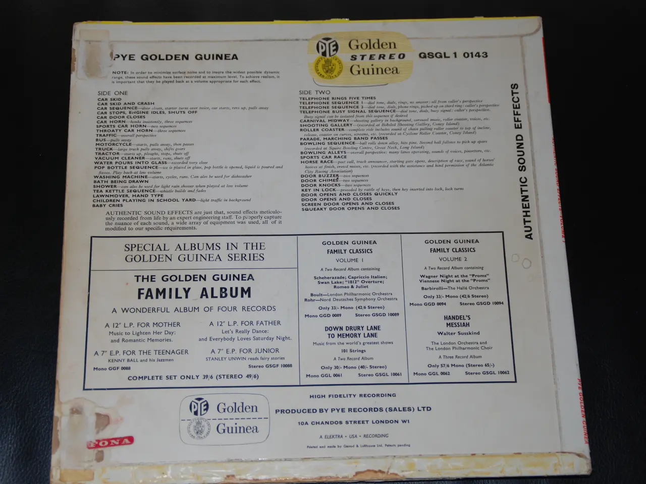 Billede 2 - LP - AUTHENTIC SOUND EFFECTS