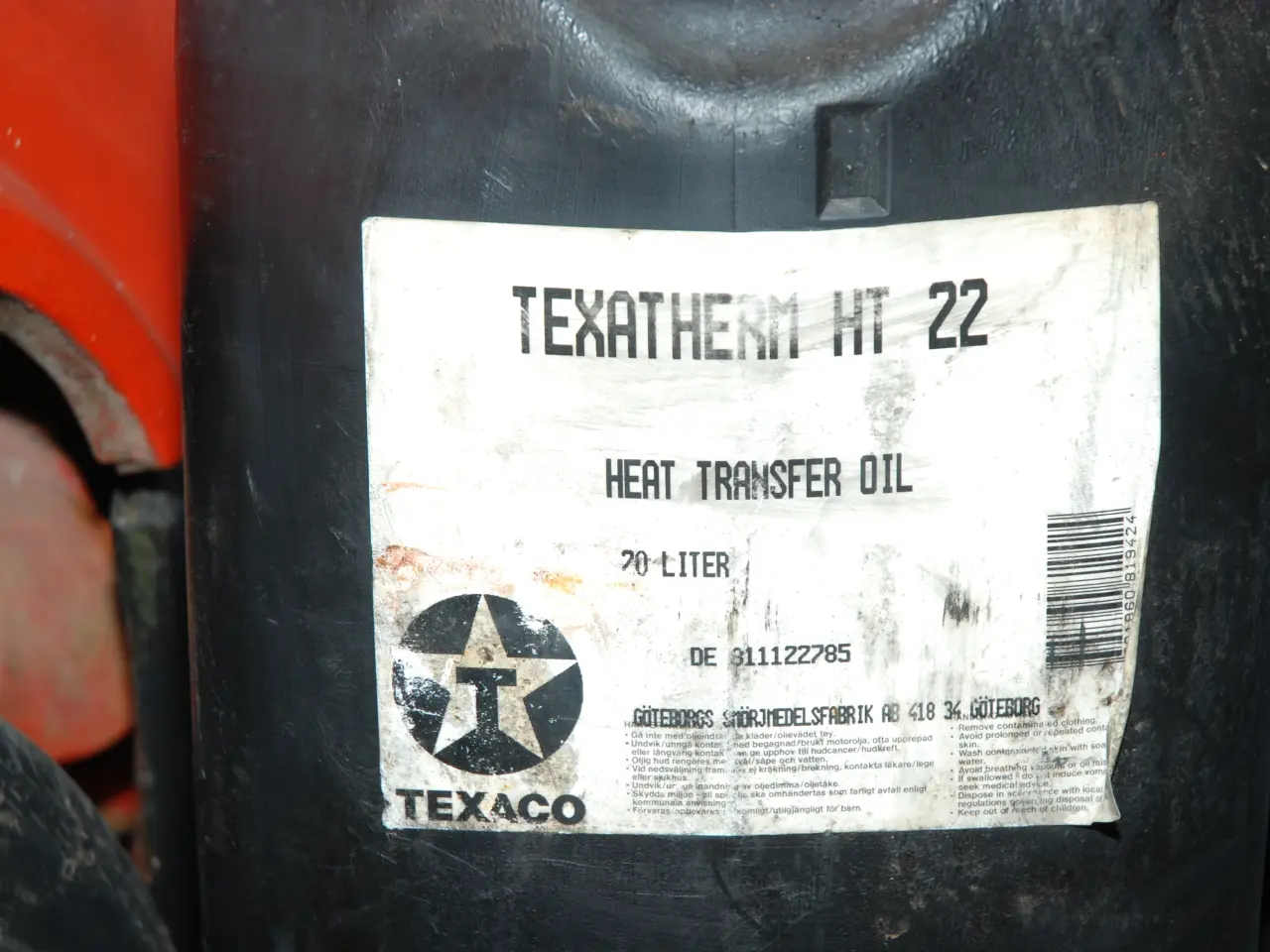 Billede 1 - TEXACO HT 22 Heattransfer olie 40 liter