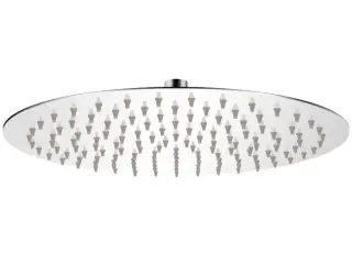Brusehoved rustfrit stål 30 cm rund