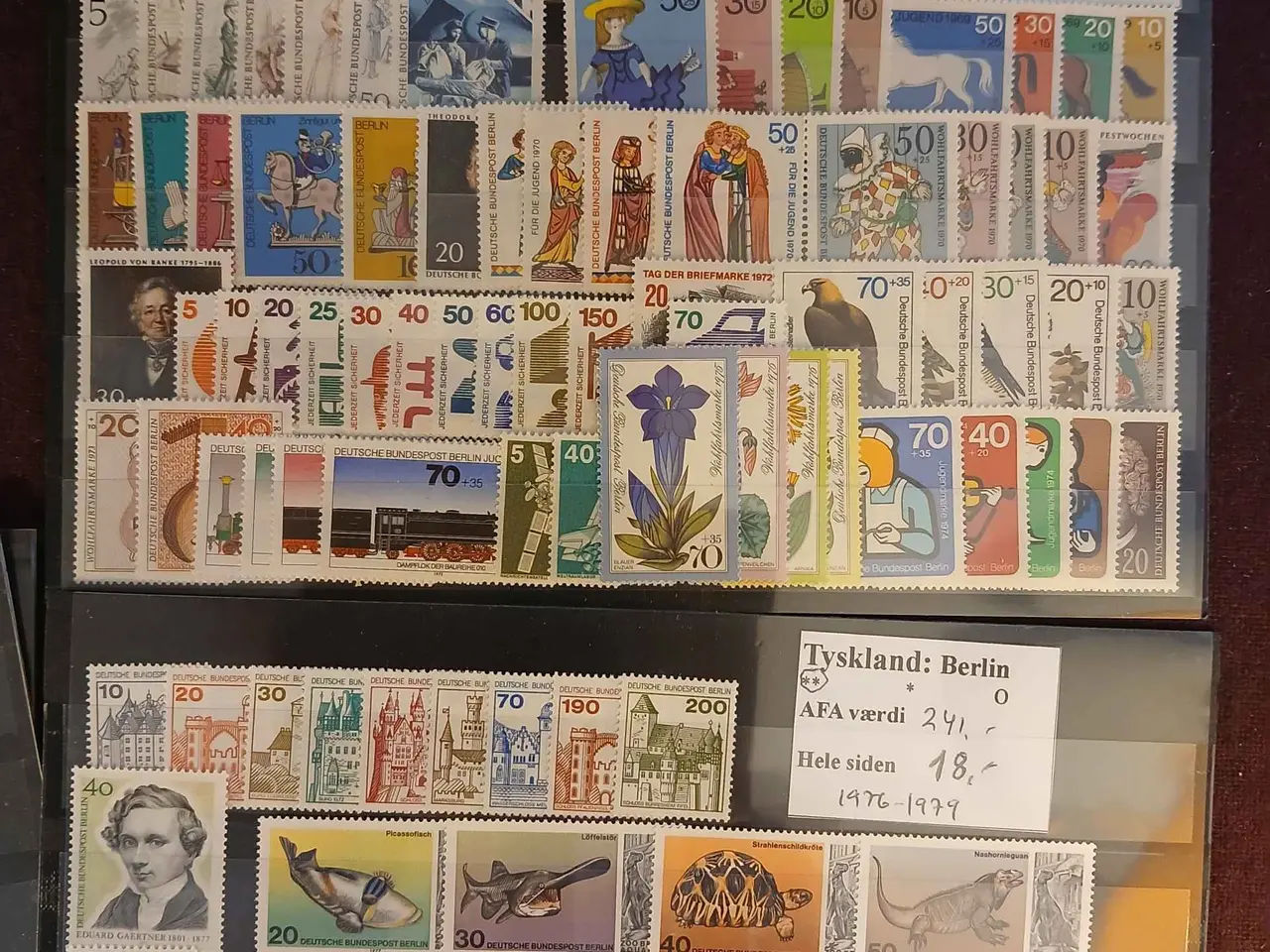 Billede 3 - Berlin (504) 10 plancher med postfriske frimærker.