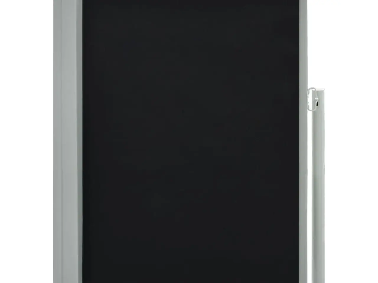 Billede 2 - Sammenrullelig sidemarkise til terrassen 100 x 300 cm sort