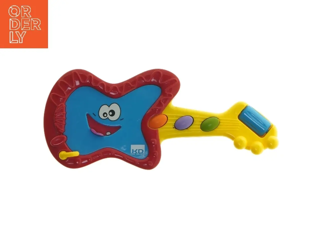 Billede 1 - Farverig legetøjsguitar (str. 24 cm)