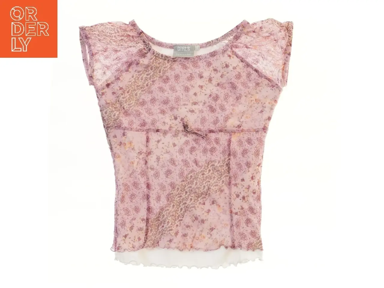 Billede 1 - Bluse med mønster fra Girls (str. 146)