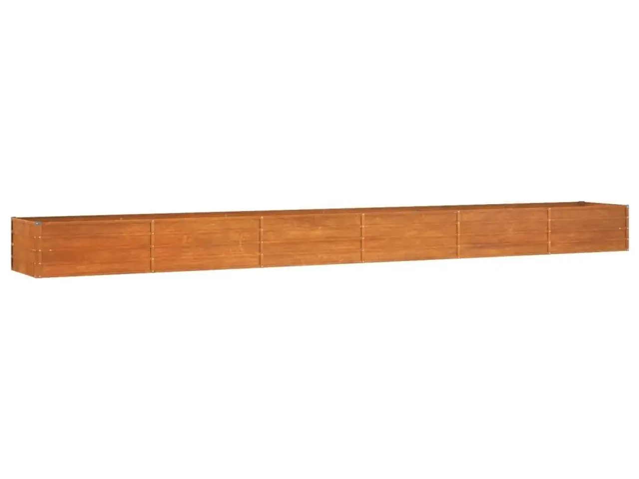 Billede 3 - Højbed i cortenstål 600 × 80 × 45 cm - rustfarvet