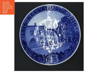 Dekorativt porcelænsplak fra Royal Copenhagen (str. Ø 18 cm)