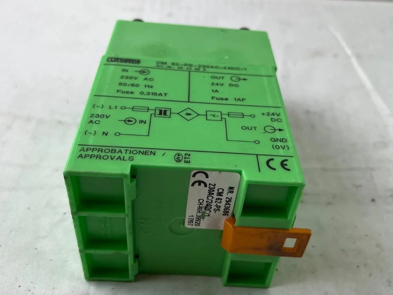 Billede 4 - Phoenix Contact CM 62-PS-230AC/24DC/1 230VAC In 1A