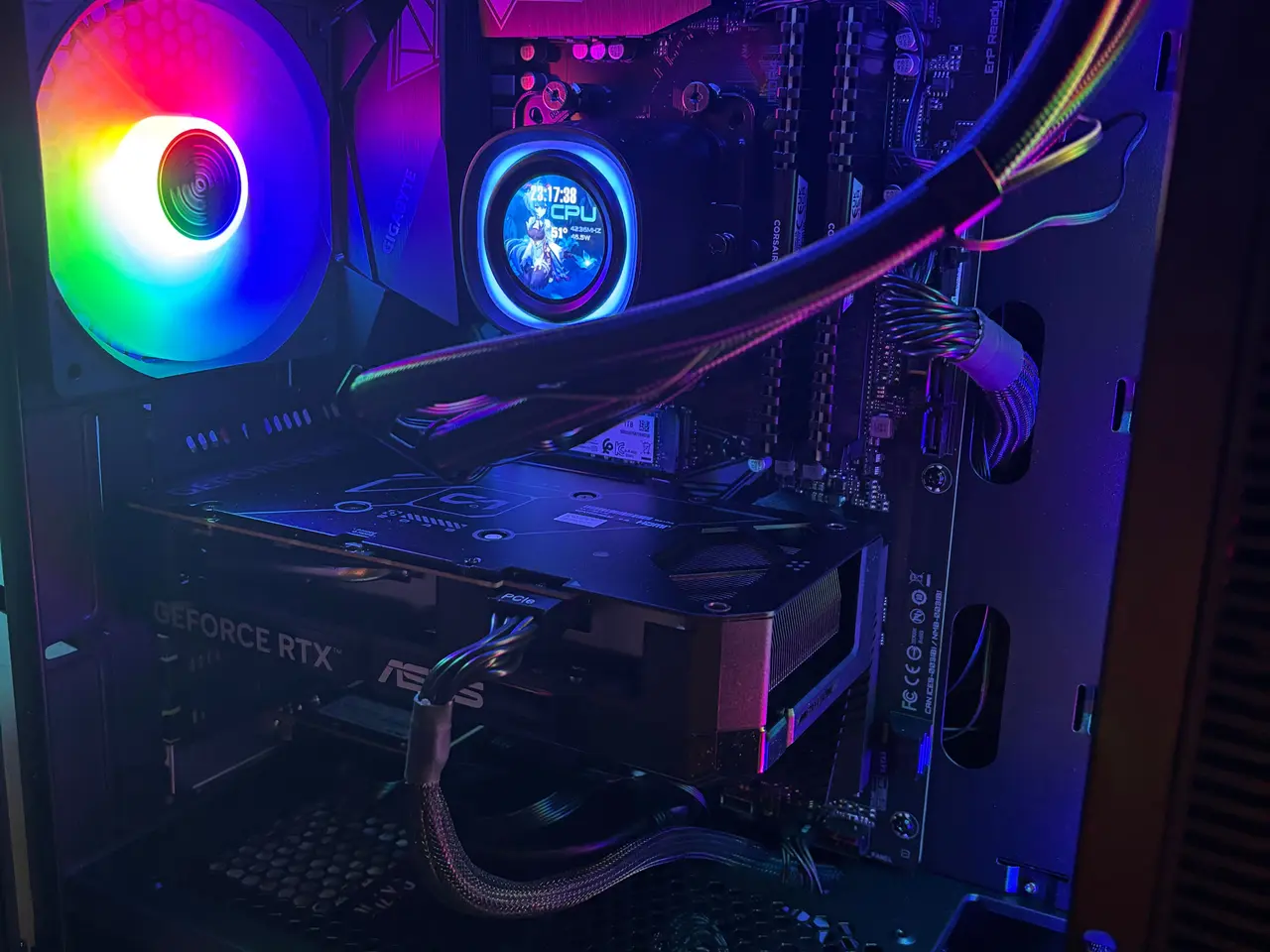 Billede 1 - CS2-MONSTER: Ryzen 7 5800X & RTX 5060 Ti