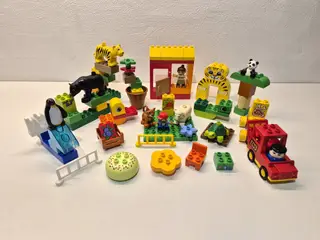 Duplo Zoo Med Dyr, Zoo Bil,  Mennesker 