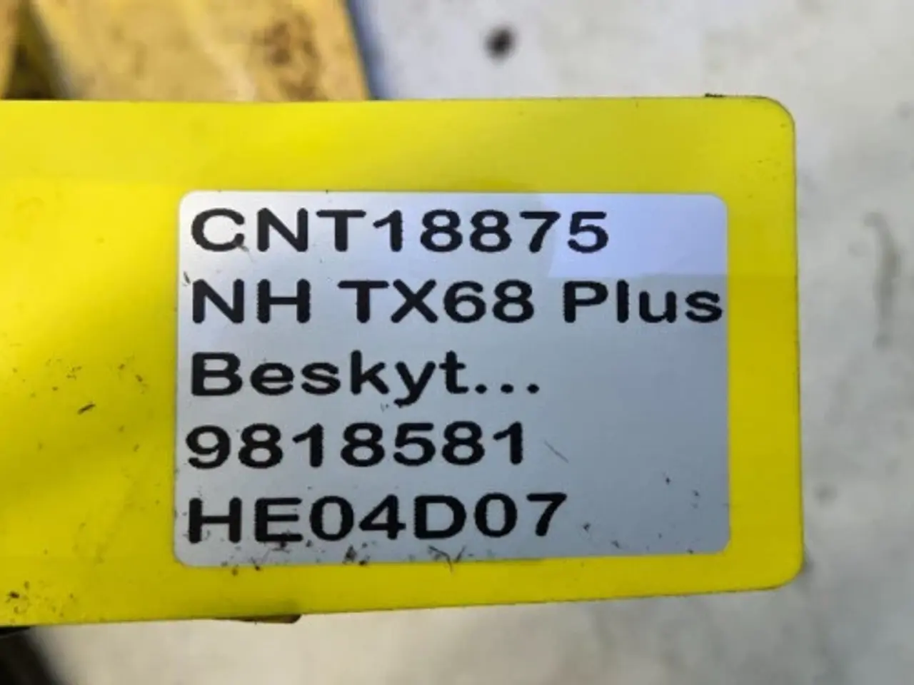 Billede 10 - New Holland TX68 Beskyttelseskærm 9818581