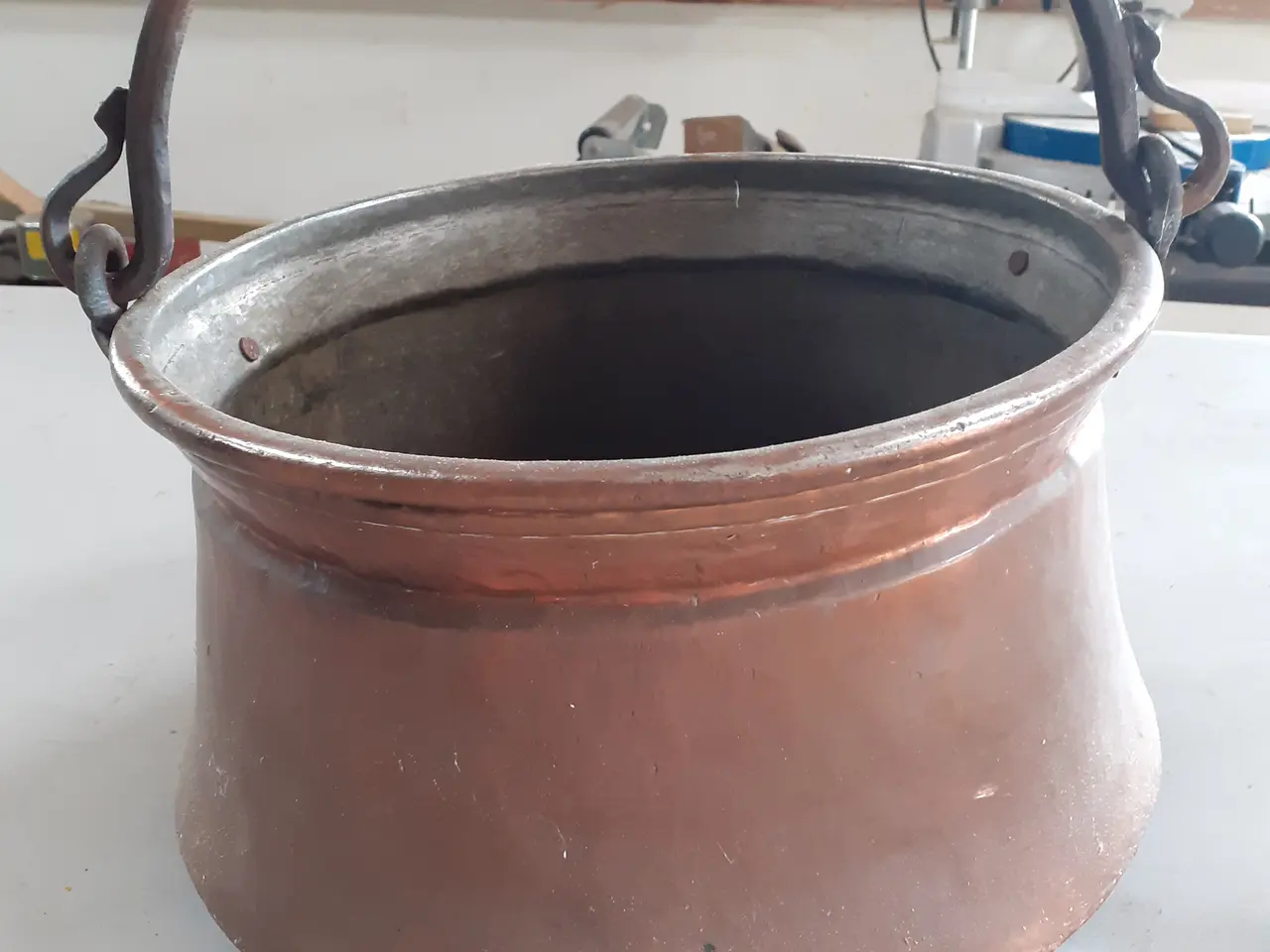 Billede 1 - MEGET gammel kobbergryde