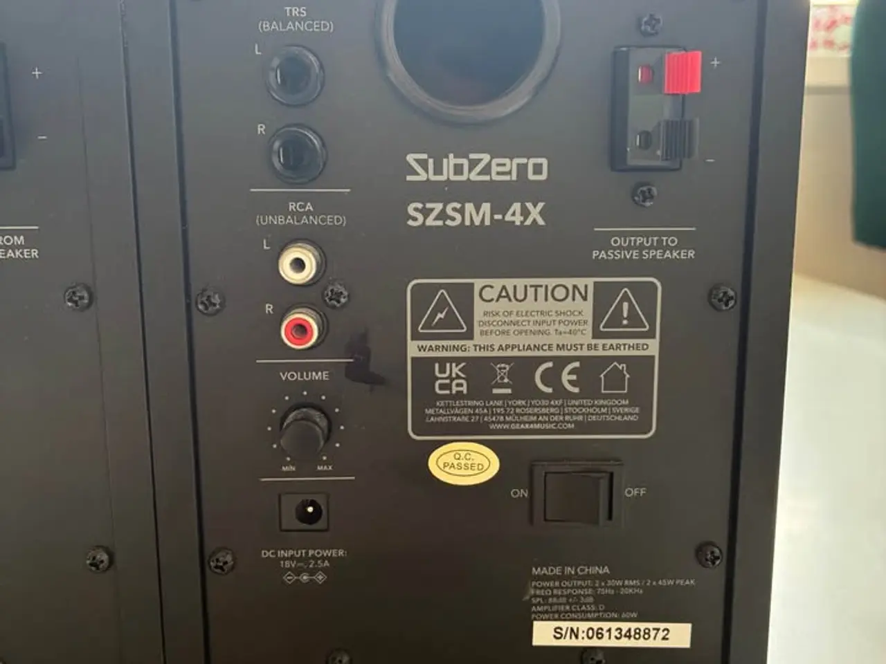 Billede 5 - SubZero SZSM-4X studiemonitors