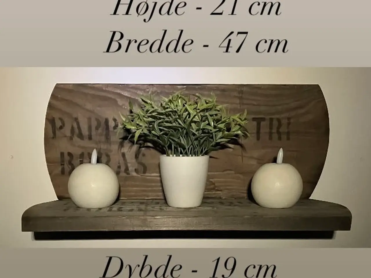 Billede 3 - Væg Lysestage