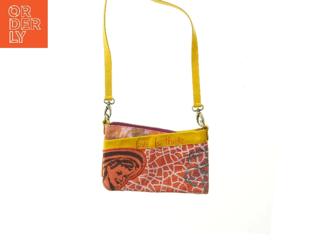 Billede 3 - Farverig Desigual skuldertaske fra Desigual (str. 23x15 cm)