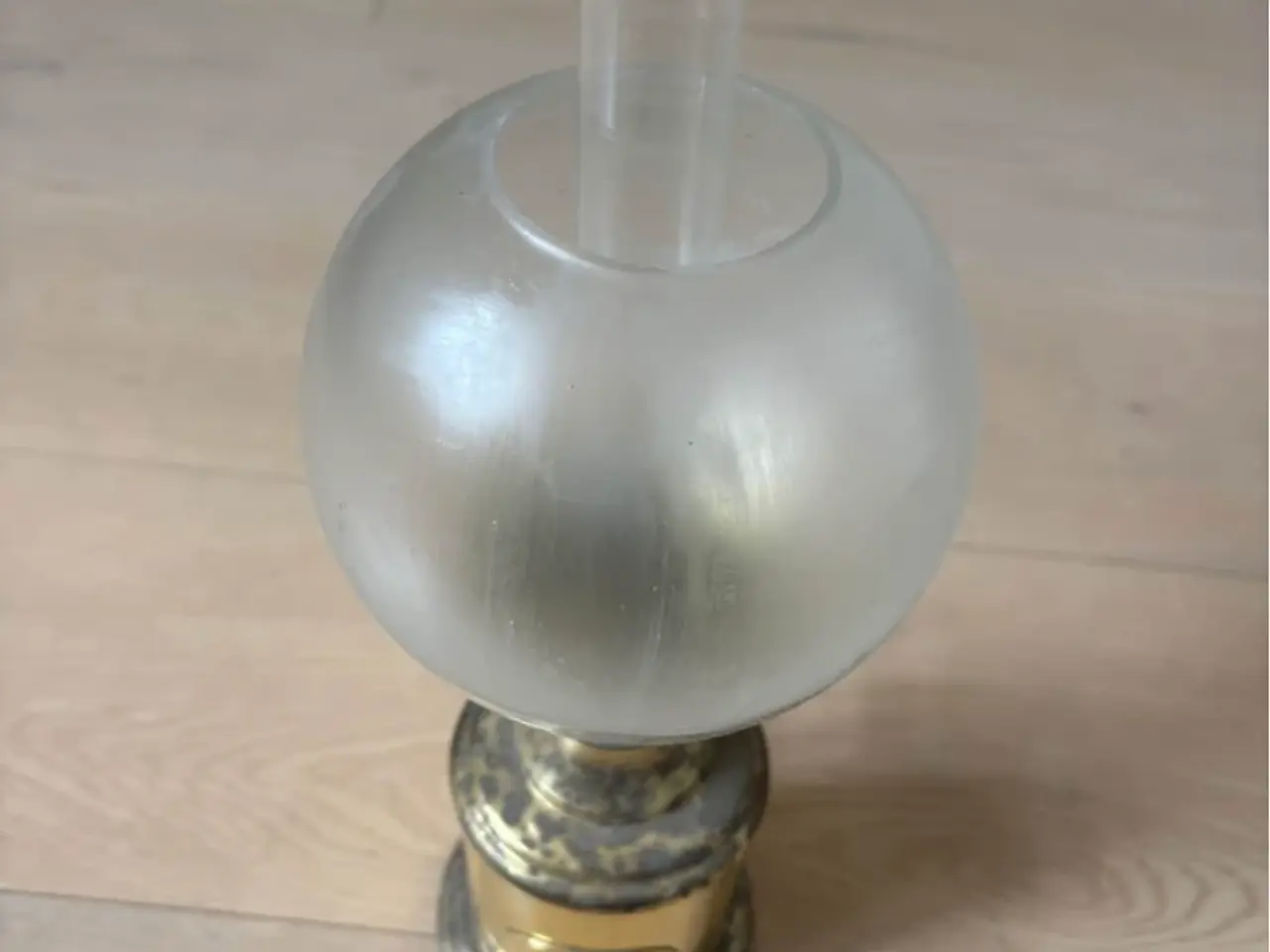 Billede 4 - Gammel petroleums lampe 