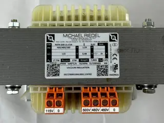 Michael Riedel RSTN 630 UL‑CSA Transformer To 115V