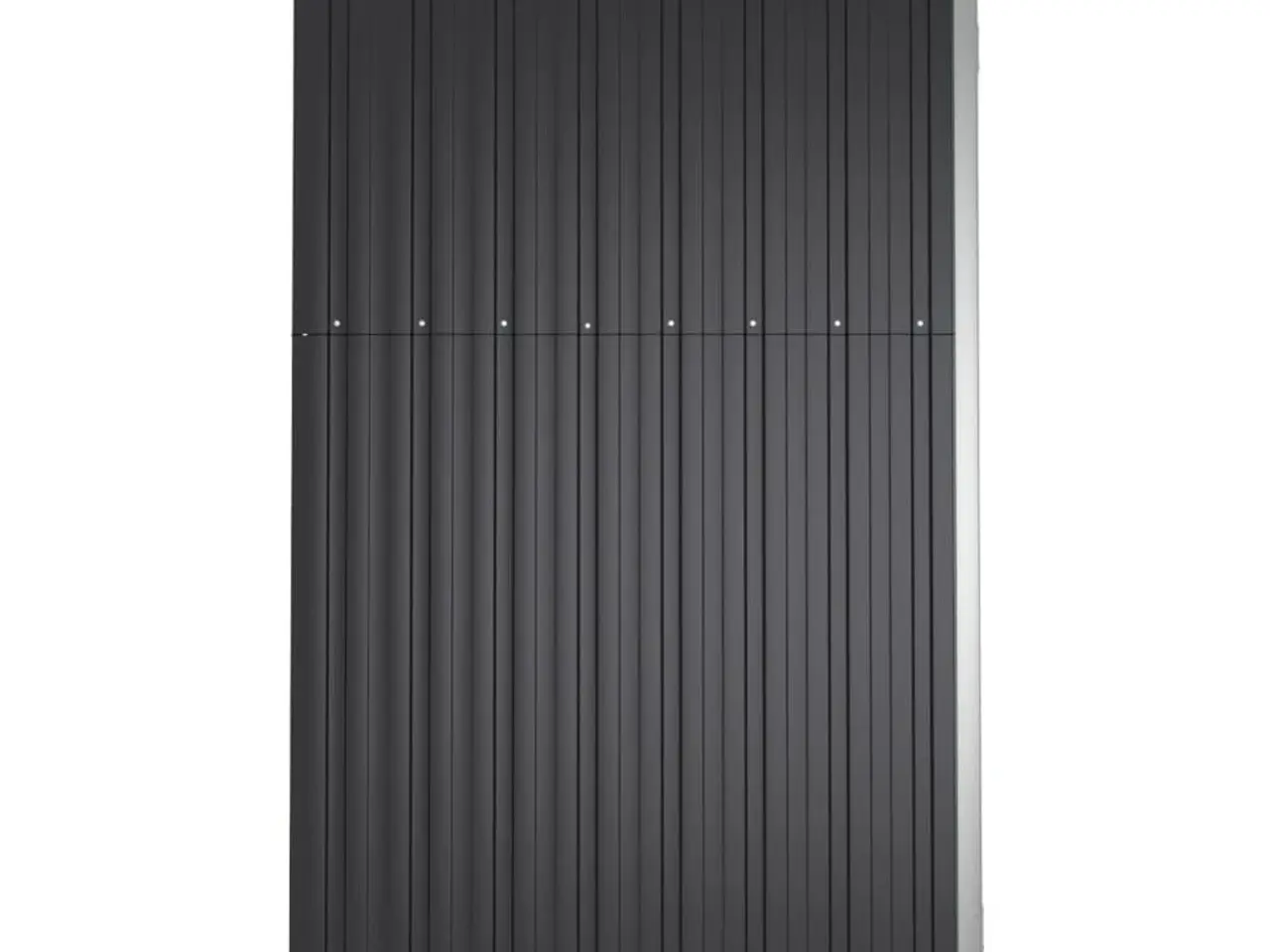 Billede 5 - Redskabsskur til haven 161x89x161 cm galvaniseret stål antracit