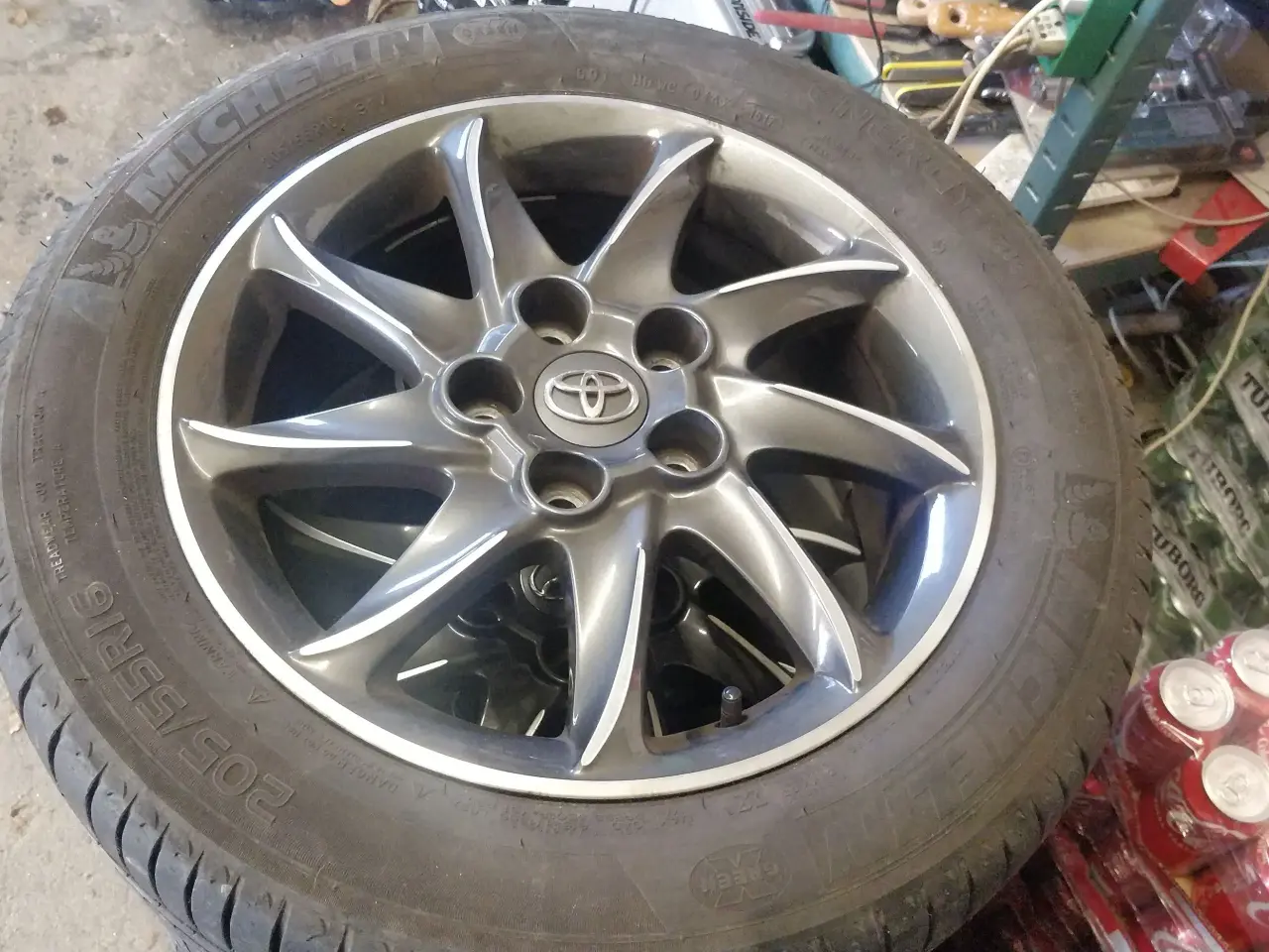 Billede 1 - alufælge originale toyota