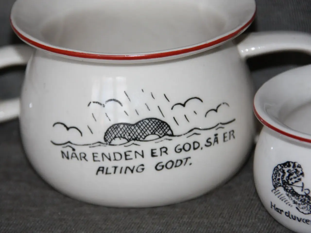 Billede 3 - Aksini potte med påtryk fra Piet Hein