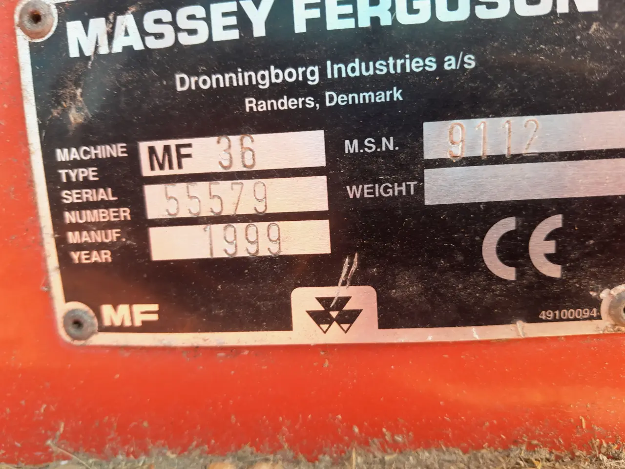 Billede 6 - Mf 36 Mejetærsker