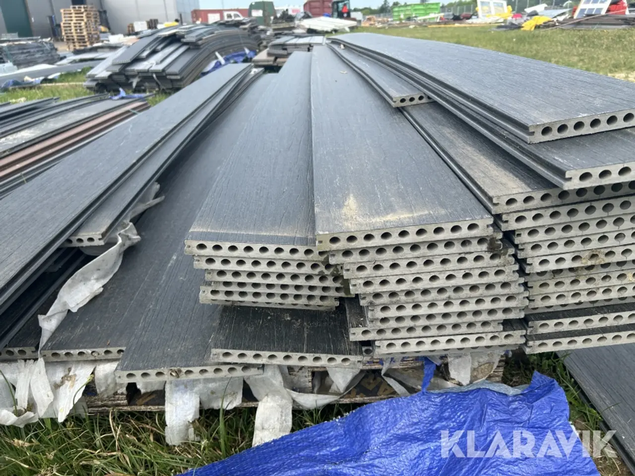 Billede 3 - Terrassebrædder Kirkedal komposit sort og grå 40 styk