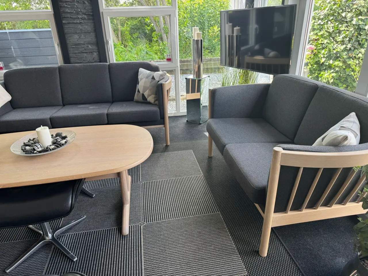 Billede 1 - 3 + 2 personers Sofasæt i Dansk Design