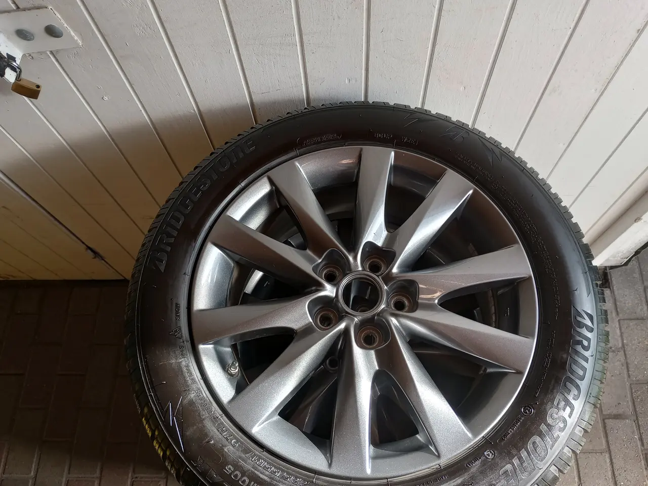 Billede 10 - Originale vinterhjul 17" Mazda, Tpms, Bridgestone