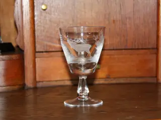Erindringsglas H.: 13 cm