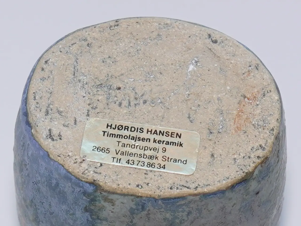 Billede 4 - Spændende stentøjs vase fra Timmolajsen Keramik