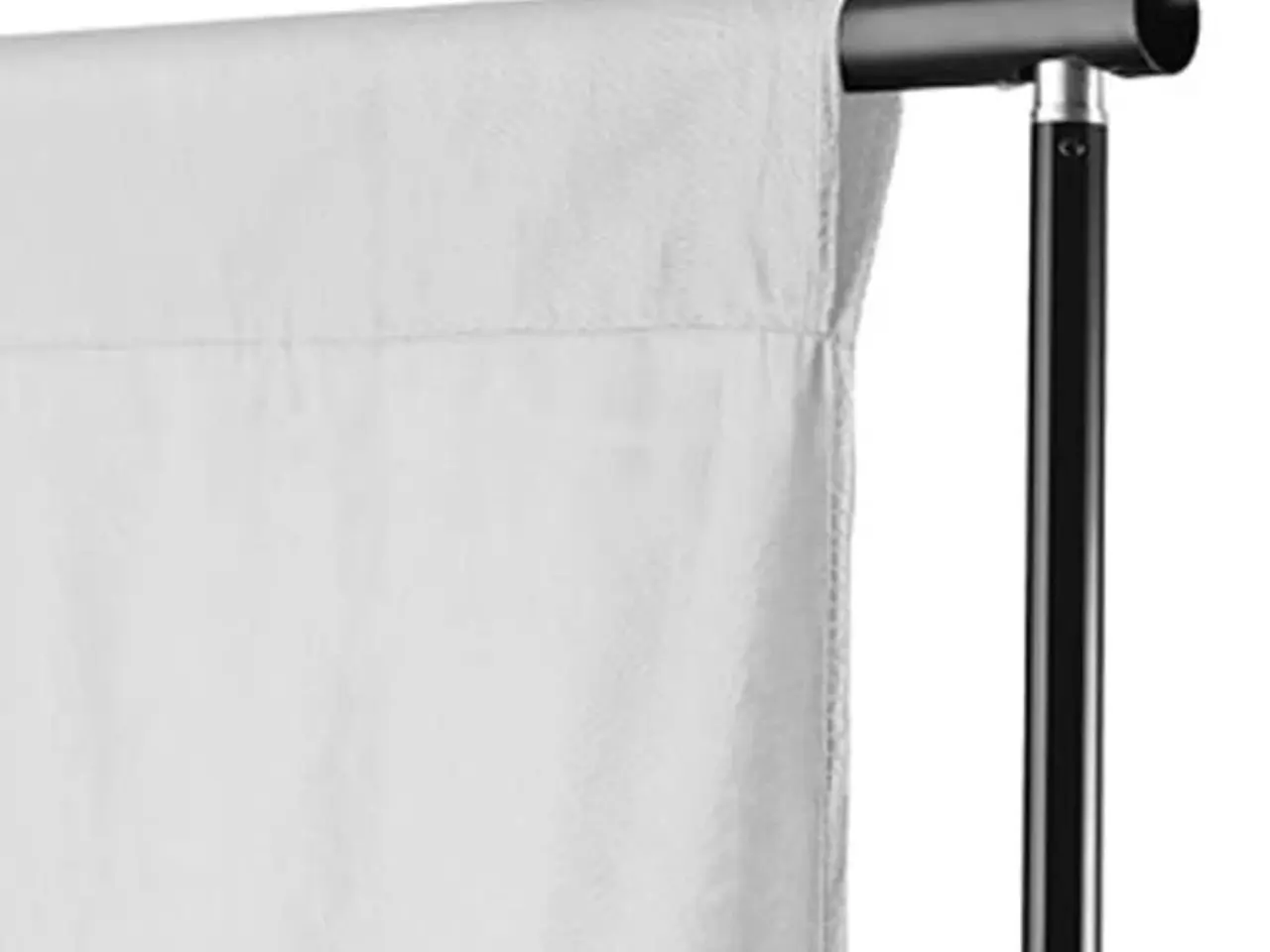 Billede 3 - Fotobaggrund uden stativ 300x300 cm bomuld hvid