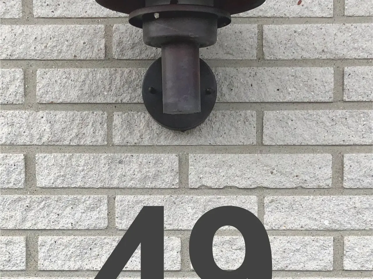 Billede 9 - Nye Husnumre TAL i sort elle hvid H: 20 cm