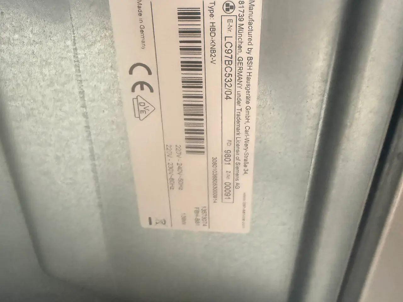 Billede 5 - Siemens emhætte i rustfrit stå.