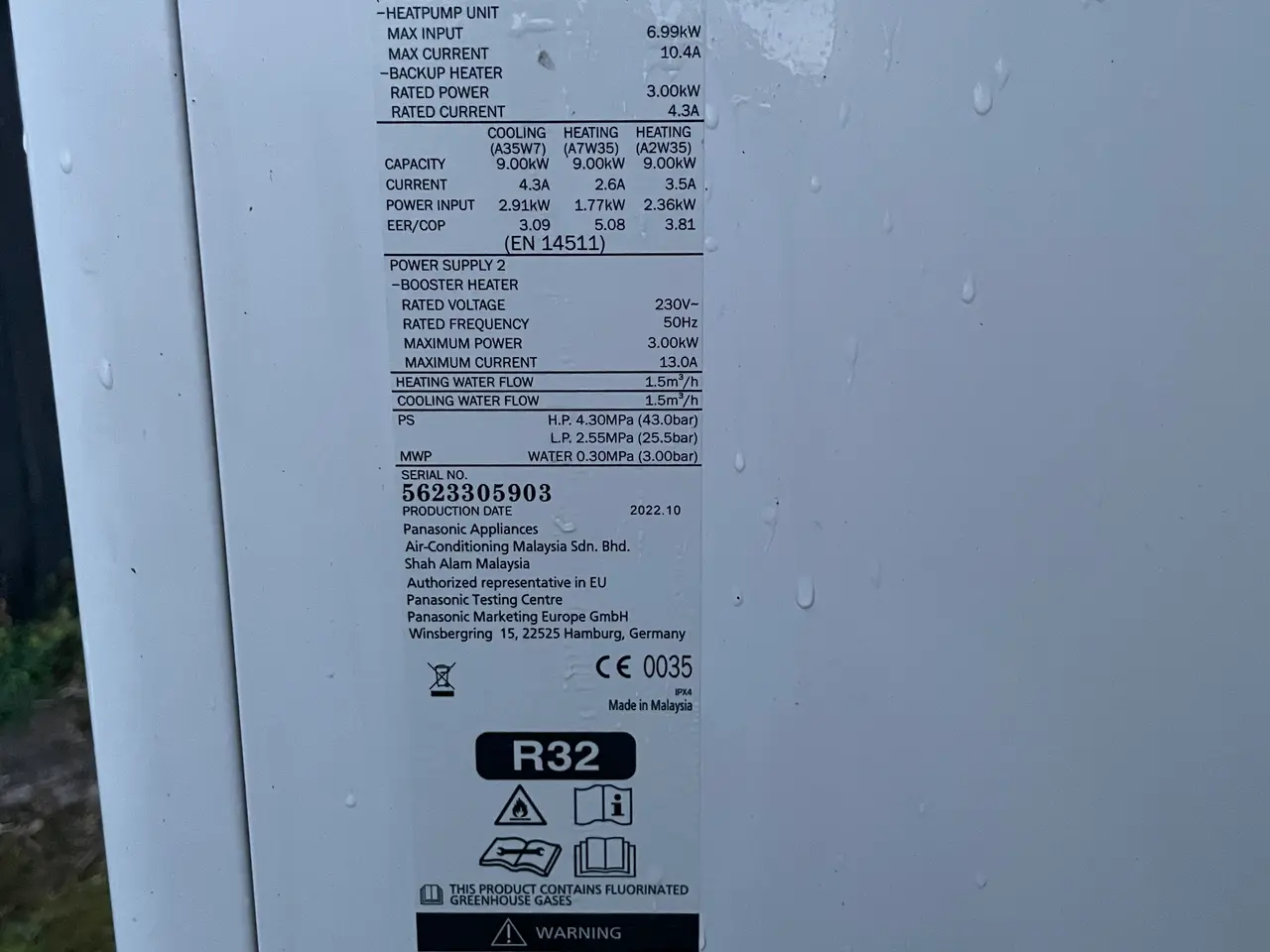 Billede 3 - Luft til vand varmepumpe 9kw