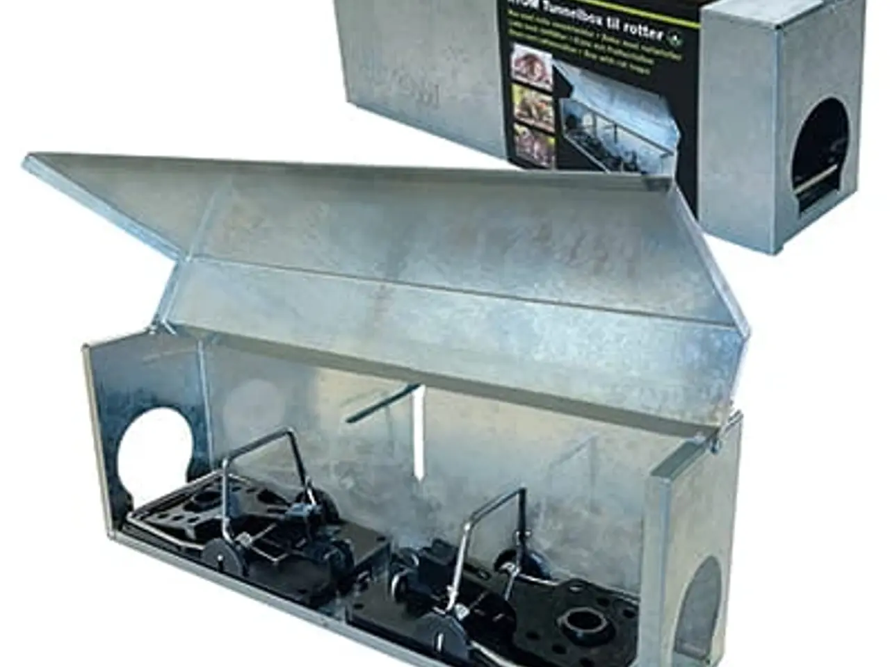 Billede 1 - Tunnelbox rotte m/2 smækfælder