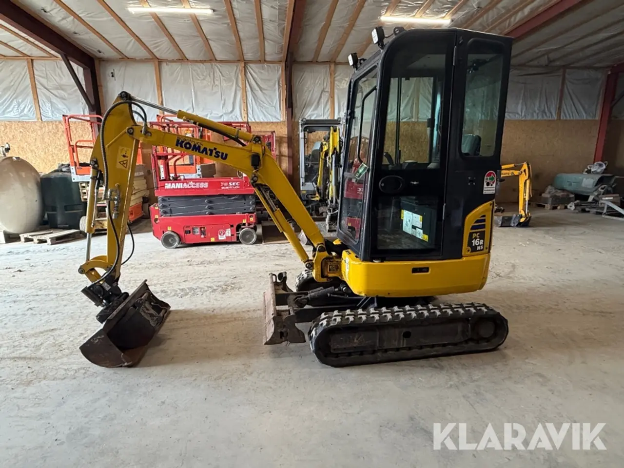 Billede 2 - Minigraver Komatsu Pc 16r hs