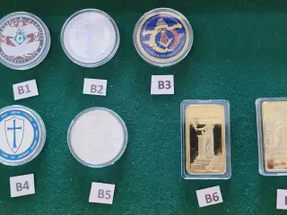 Frimurer medaljer og barrer