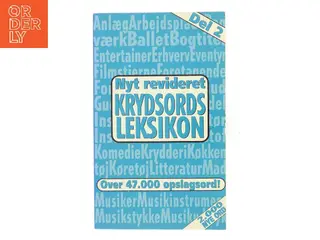 Nyt revideret krydsordsleksikon. Del 2 af Ukendt (Bog)