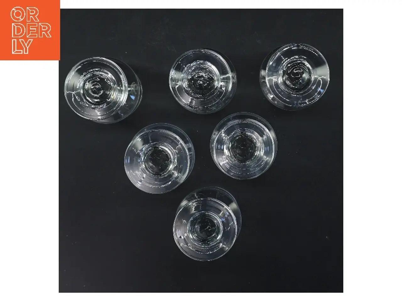 Billede 3 - 6 Hamlet Holmegaard Glas (str. 6 stk Ø 6 cm længde 11,5 cm)