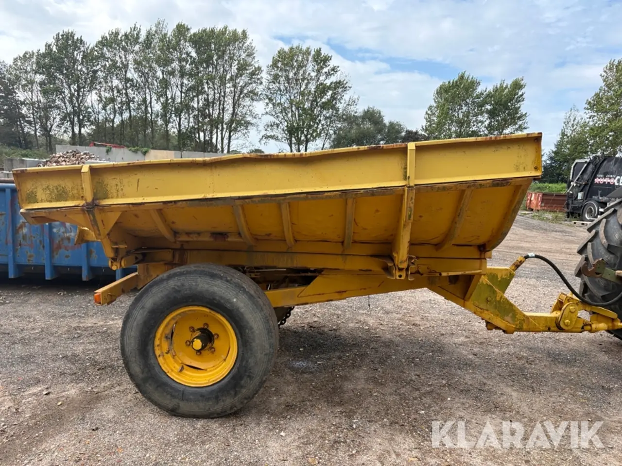 Billede 4 - Dumpervogn med hydraulisk tip til traktor