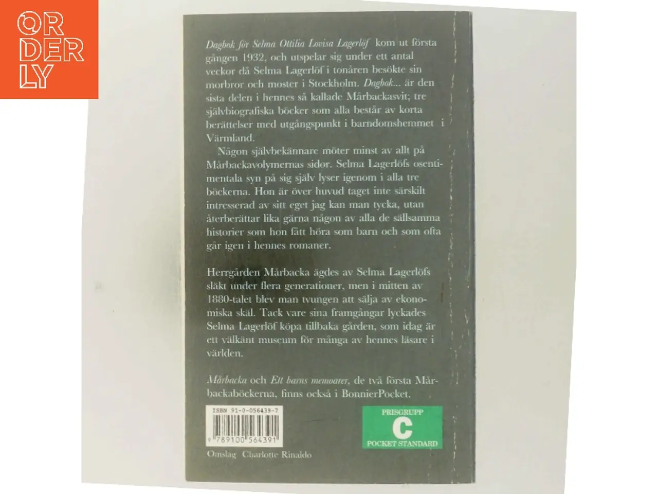 Billede 3 - Dagbok af Selma Lagerlf (Bog)