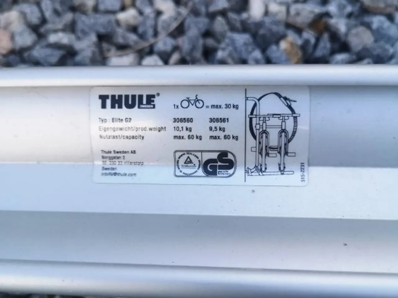 Billede 3 - Thule cykelholder til 2 cykler