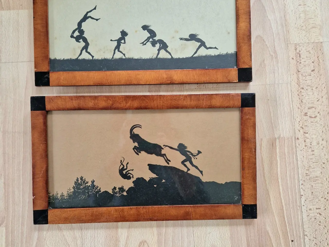 Billede 1 - 2 stk Antikke originale litografier af Diefenbach.