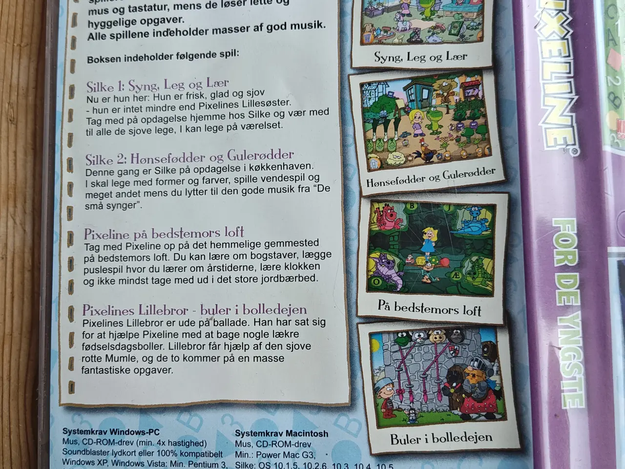 Billede 2 - Pixeline for de yngste Boks sæt PC Mac CD BOXSET