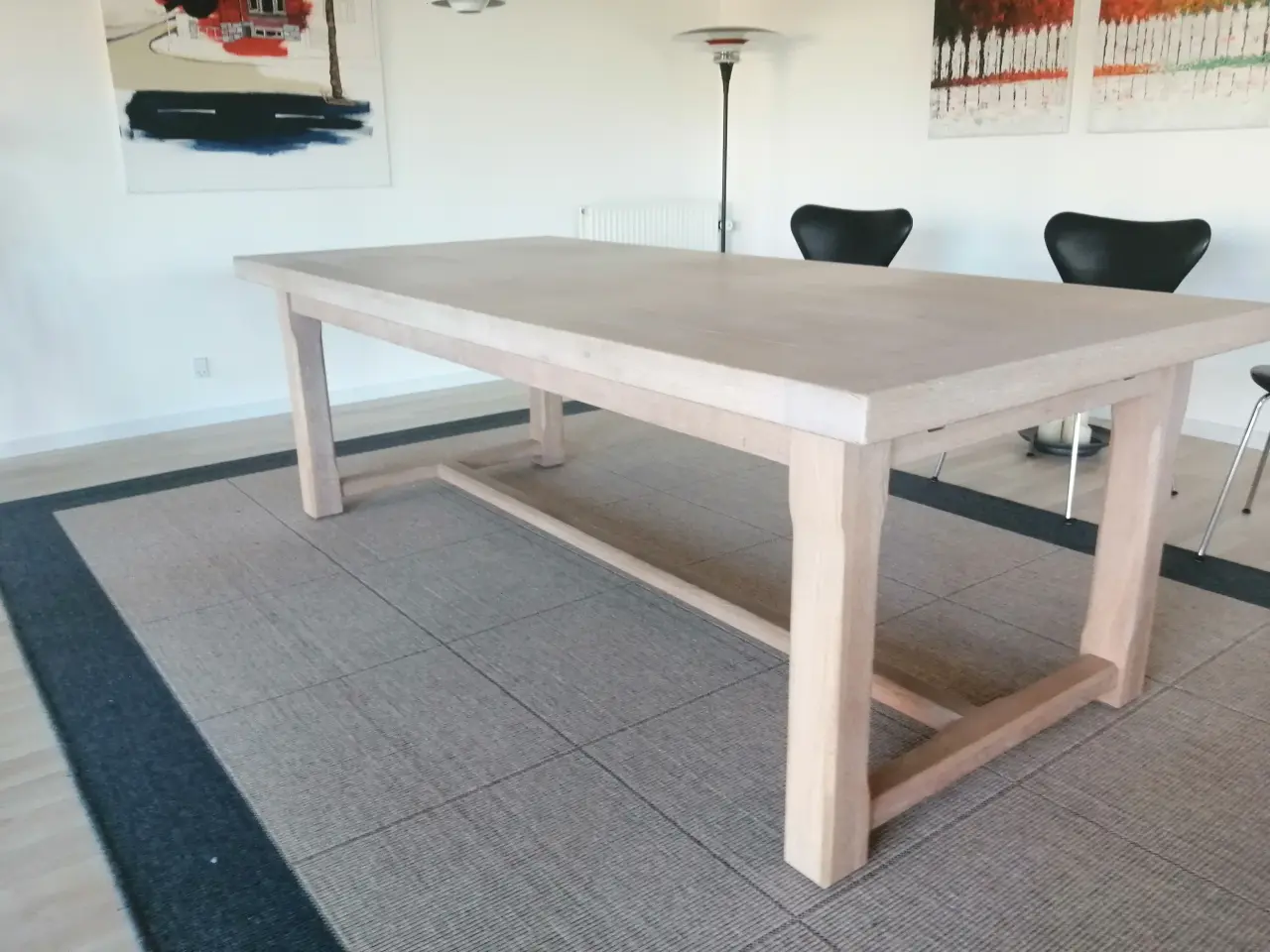 Billede 2 - Spisebord i massiv eg