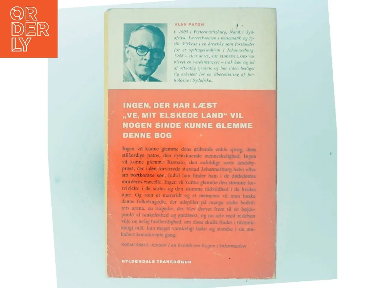 Billede 3 - Ve, mit elskede Land af Alan Paton (Bog)
