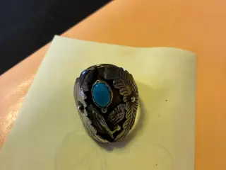 Navajo ring med turkis
