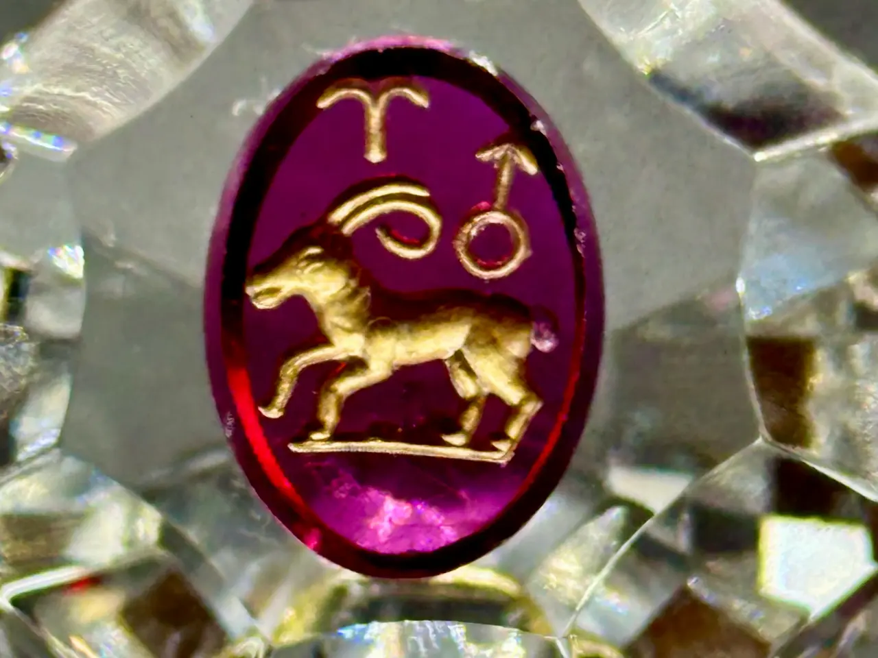 Billede 4 - Retro miniature dekoration af ægte krystal