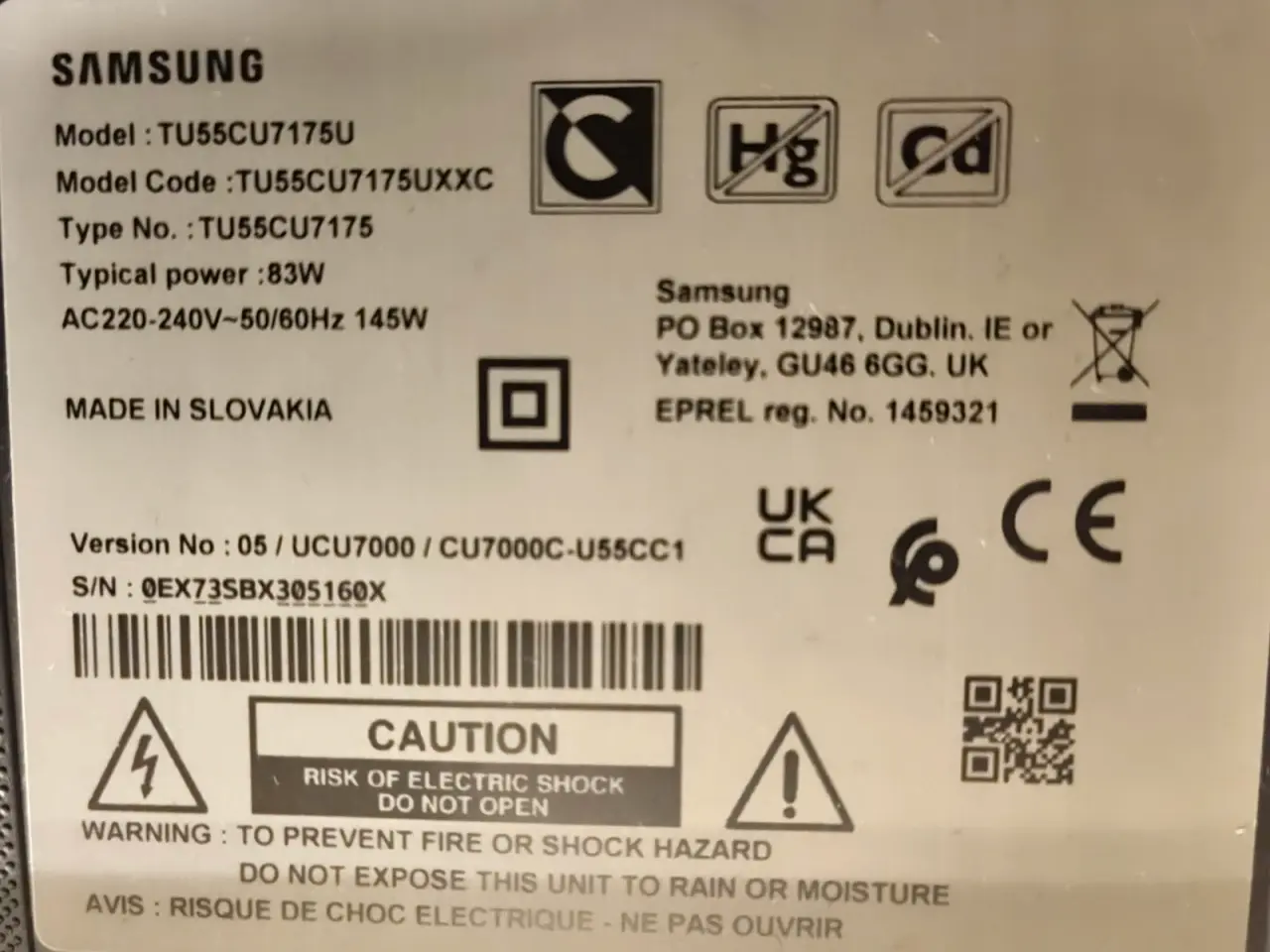 Billede 3 - Samsung 55 tommers Tv