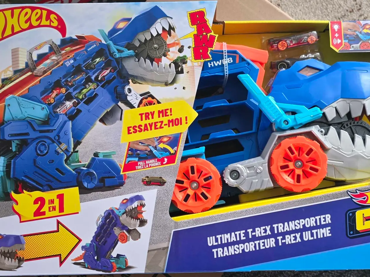 Billede 1 - Hot wheels Ultimative T-Rex transporter